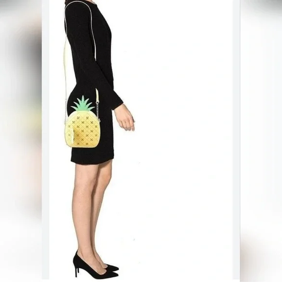 Kate Spade How Refreshing Pineapple Crossbody Novelty Bag EUC - Picture 12 of 12